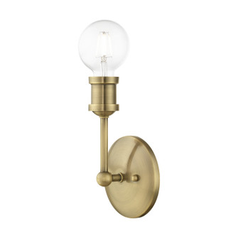 Lansdale One Light Vanity Sconce in Antique Brass (107|1442901)