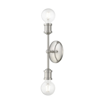 Lansdale Two Light Vanity Sconce in Brushed Nickel (107|1442291)