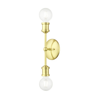 Lansdale Two Light Vanity Sconce in Satin Brass (107|1442212)