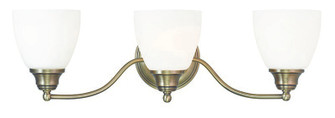 Somerville Three Light Bath Vanity in Antique Brass (107|1367301)