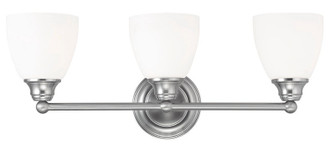 Somerville Three Light Bath Vanity in Brushed Nickel (107|1366391)