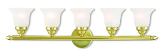 Rivera Five Light Bath Vanity in Polished Brass (107|106502)