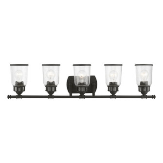 Lawrenceville Five Light Vanity Sconce in Black (107|1051504)