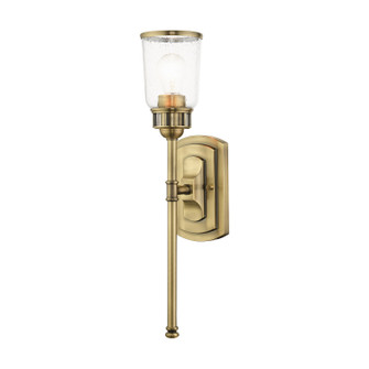 Lawrenceville One Light Wall Sconce in Antique Brass (107|1051101)