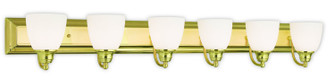 Springfield Six Light Bath Vanity in Polished Brass (107|1050602)