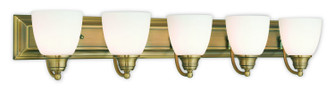 Springfield Five Light Bath Vanity in Antique Brass (107|1050501)