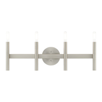 Copenhagen Four Light Bath Vanity in Brushed Nickel (107|1034491)