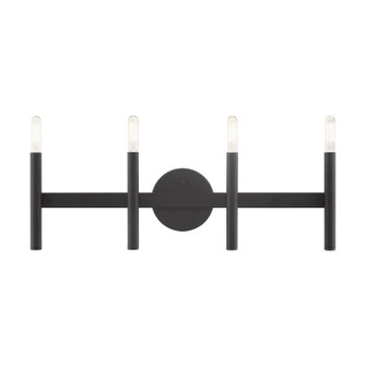 Copenhagen Four Light Vanity in Black (107|1034404)