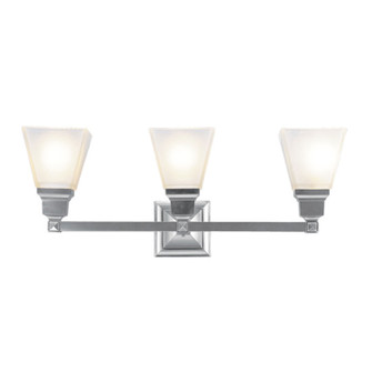 Mission Three Light Bath Vanity in Brushed Nickel (107|103391)