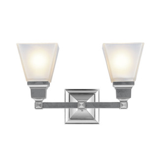 Mission Two Light Bath Vanity in Brushed Nickel (107|103291)