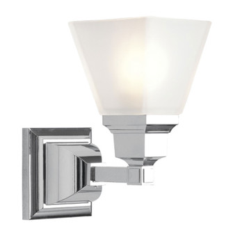 Mission One Light Wall Sconce in Polished Chrome (107|103105)
