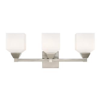 Aragon Three Light Bath Vanity in Brushed Nickel (107|1028391)