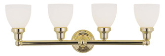 Classic Four Light Bath Vanity in Polished Brass (107|102402)