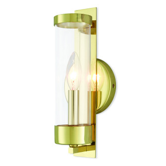 Castleton One Light Wall Sconce in Polished Brass (107|1014102)