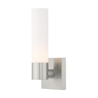 Aero One Light Wall Sconce in Brushed Nickel (107|1010191)