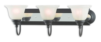 Belmont Three Light Bath in Bronze & Chrome (107|100375)