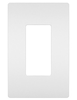 radiant One-Gang Screwless Wall Plate in White (246|RWP26W)