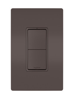 radiant Two Single-Pole Switches in Brown (246|RCD11)