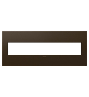 adorne Six-Gang Screwless Wall Plate in Bronze (246|AWP6GBR1)