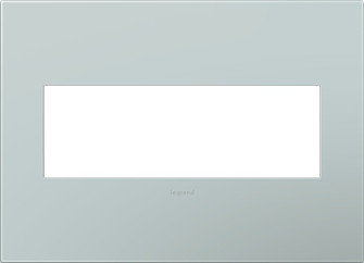 adorne Three-Gang Screwless Wall Plate in Pale Blue (246|AWP3GBL4)