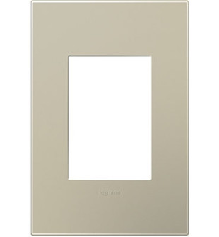 adorne One-Gang-Plus Screwless Wall Plate in Titanium (246|AWP1G3TM4)
