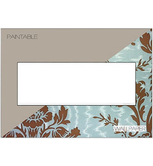 adorne Three-Gang Screwless Wall Plate Trim in White (246|AWM3GW4)