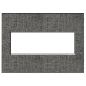 Adorne Gang Wall Plate in Slate Linen (246|AWM3GSL4)