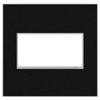 adorne Two-Gang Screwless Wall Plate in Black Stainless (246|AWM2GBLS4)