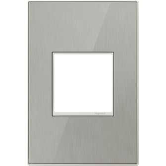 adorne One-Gang Screwless Wall Plate in Brushed Stainless (246|AWM1G2MS4)