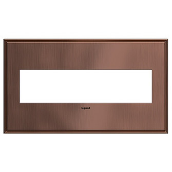 adorne Four-Gang Screwless Wall Plate in Matte Antique Copper (246|AWC4GMAC4)