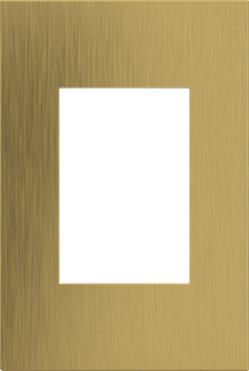 adorne One-Gang-Plus Screwless Wall Plate in Brushed Satin Brass (246|AWC1G3BSB4)