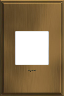 adorne One-Gang Screwless Wall Plate in Coffee (246|AWC1G2COF4)