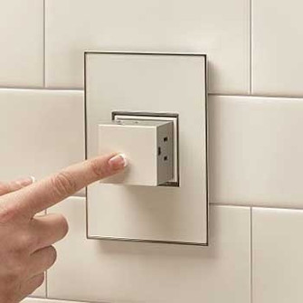 Adorne One-Gang Pop-Out Outlet in White (246|ARPTR151GW2)