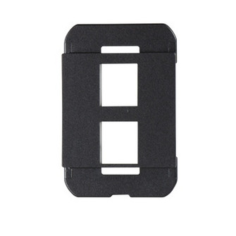 adorne 2-Port Frame in Graphite (246|AC2PFG1)