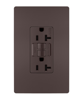 radiant Tamper-Resistant 20A Duplex Self-Test GFCI Receptacle with SafeLock Protection in Dark Bronze (246|2097TRDBCC4)