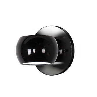 Flux LED Wall Sconce in Glossy Black (347|WS46604GBK)