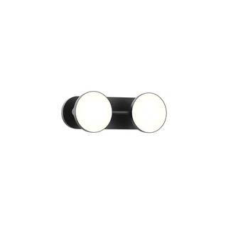 Novel LED Bathroom Fixture in Black (347|VL72213BK)