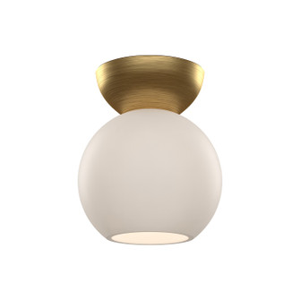 Arcadia One Light Semi-Flush Mount in Brushed Gold/Opal Glass (347|SF59706BGOP)