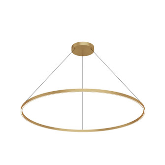 Cerchio LED Pendant in Brushed Gold (347|PD87760BG)