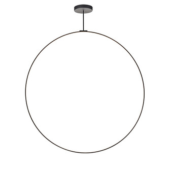 Cirque LED Pendant in Black|Brushed Nickel|White (347|PD82572BK)