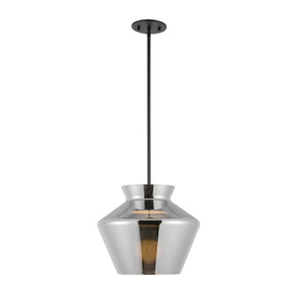 Trinity LED Pendant in Black/Chrome (347|PD62013BKCH)