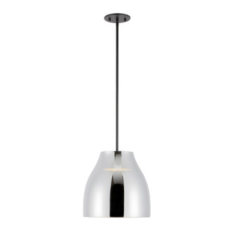 Trinity LED Pendant in Black/Chrome (347|PD62012BKCH)