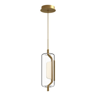 Hilo LED Pendant in Brushed Gold (347|PD28515BG)
