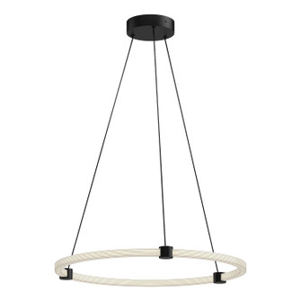 Bruni LED Pendant in Black (347|PD24724BK)