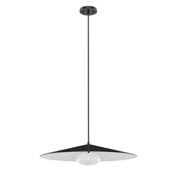 Cruz LED Pendant in Metal - Black/White (347|PD22824BKWH)