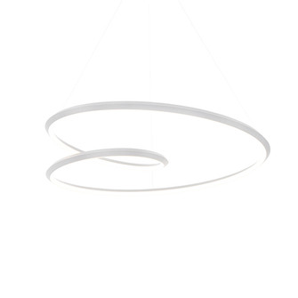 Ampersand LED Pendant in White (347|PD22339WH)