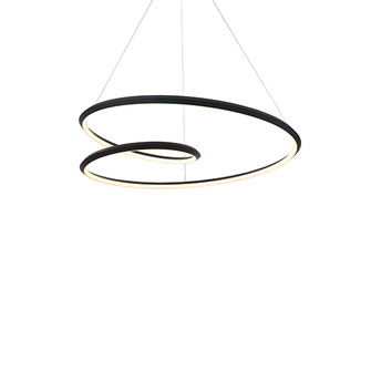 Ampersand LED Pendant in Black (347|PD22332BK)