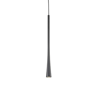 Taper LED Pendant in Black (347|PD15816BK)