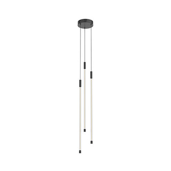 Motif LED Pendant in Black (347|MP75227BK)