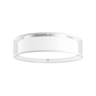 Dalton LED Flush Mount in White Organza (347|FM7916WOR)